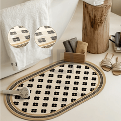water absorbent floor mat modern