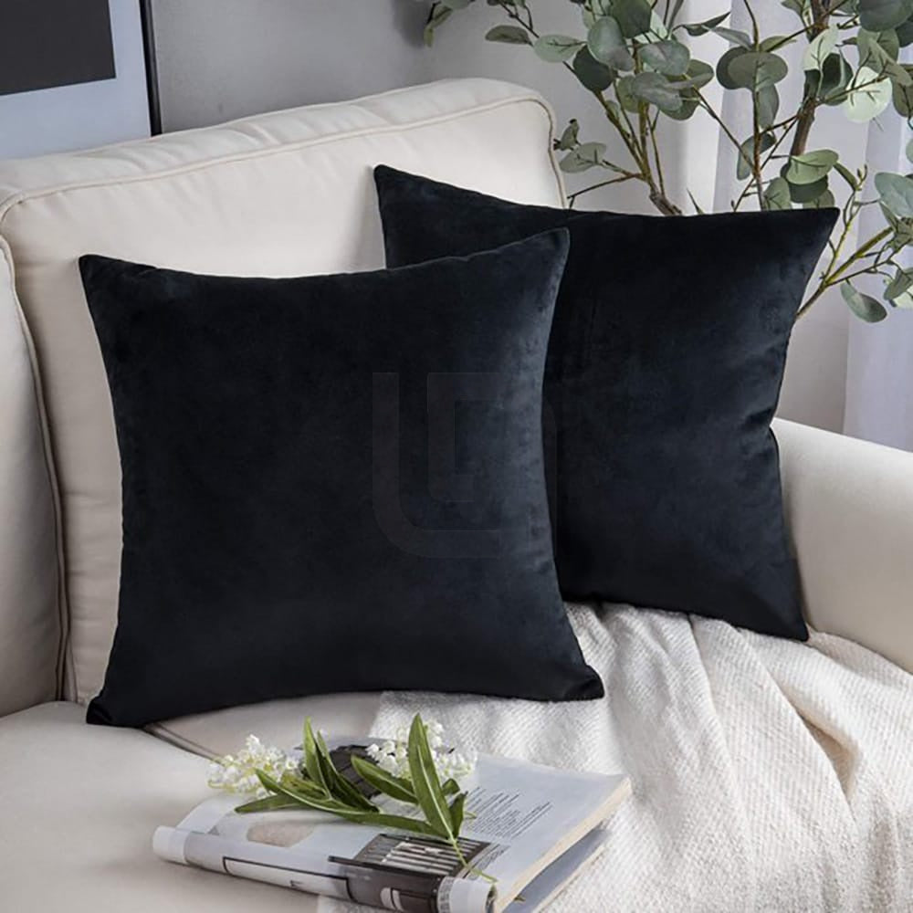 cushion cover black