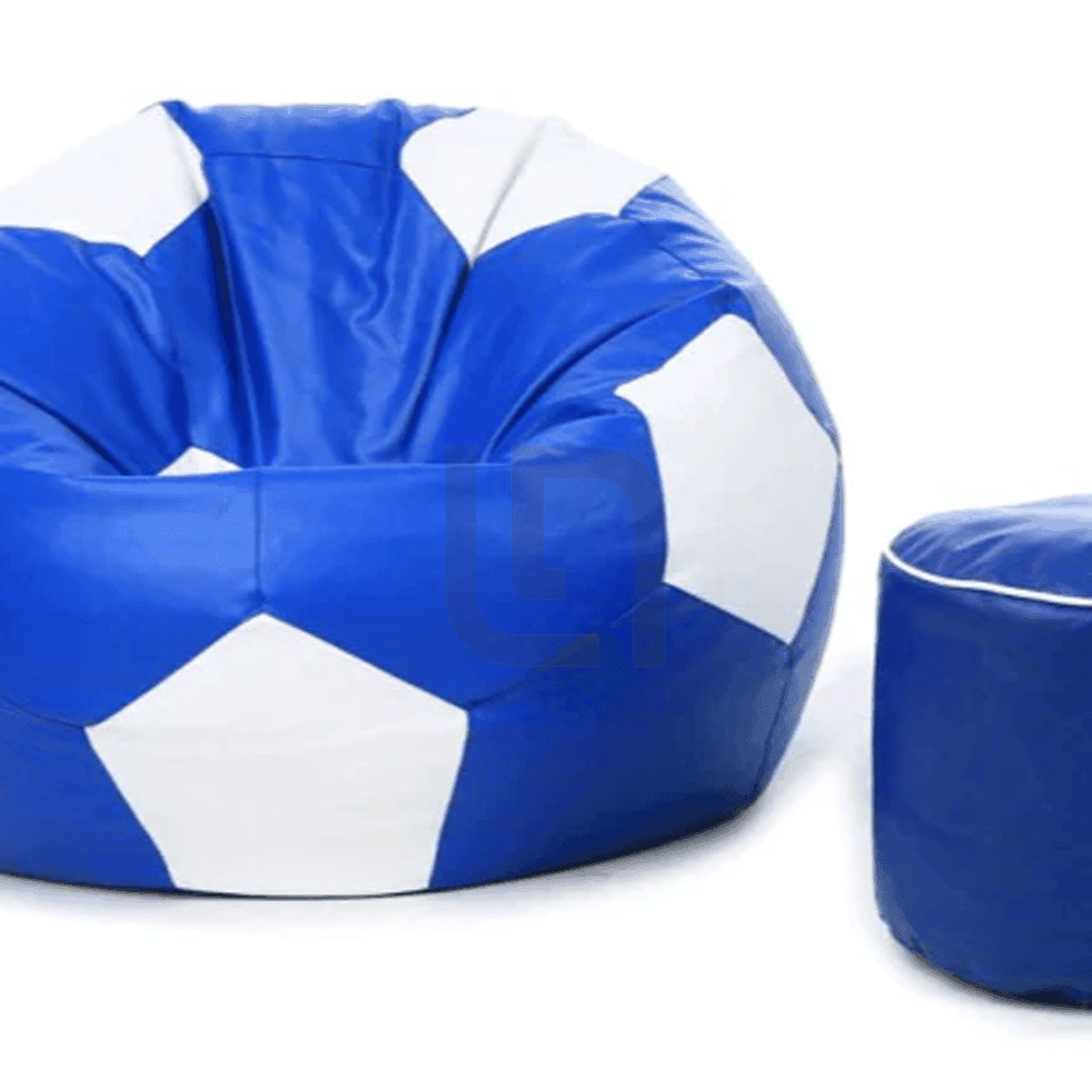 football Bean Bag - blue