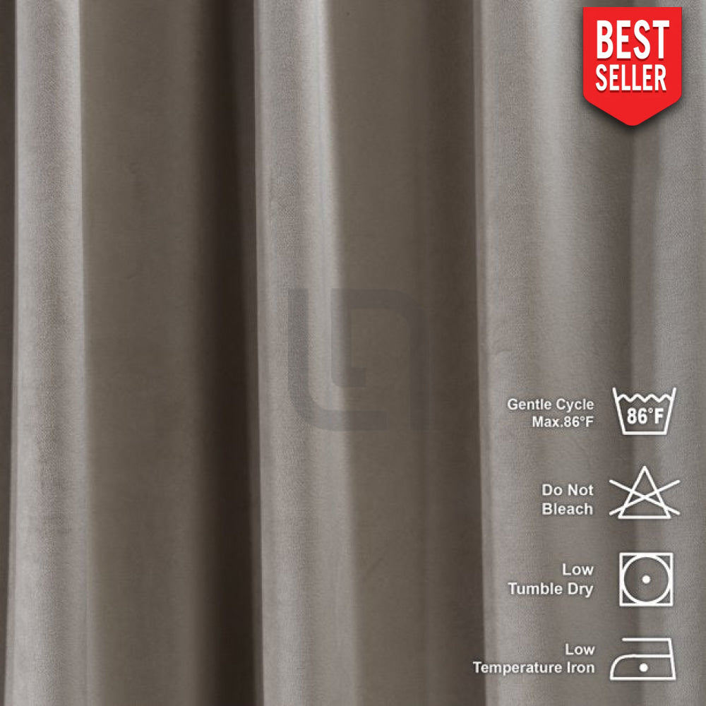 seashell velvet curtain