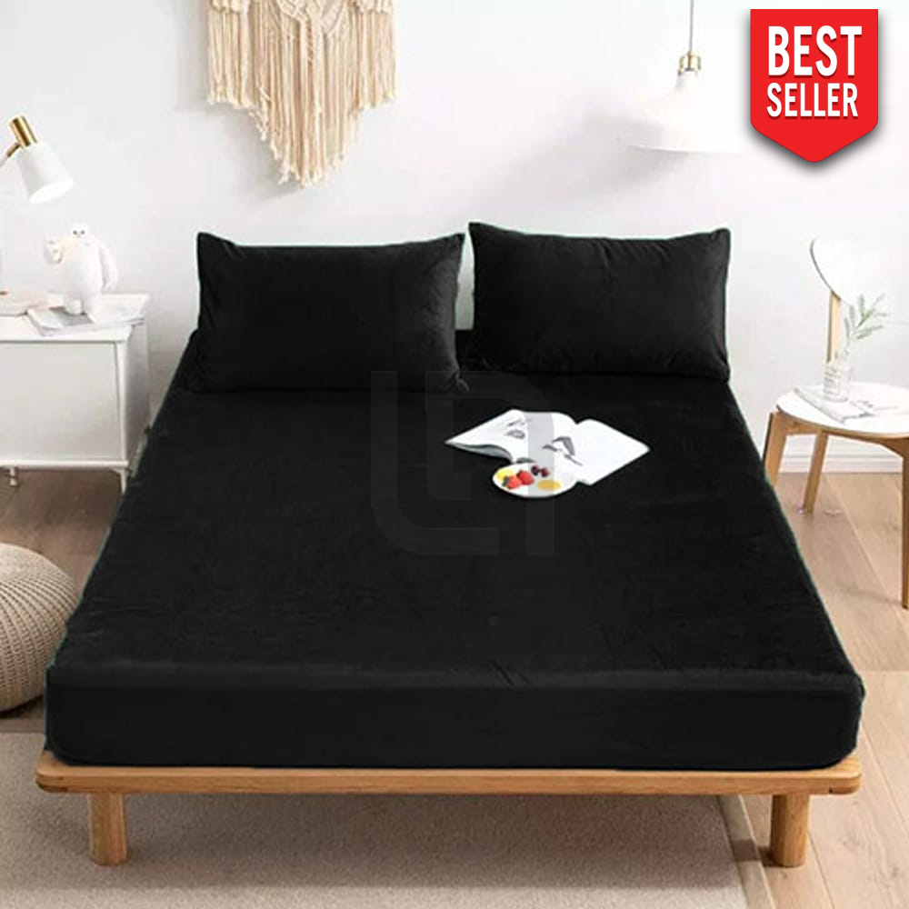 velvet-fitted-sheet-black