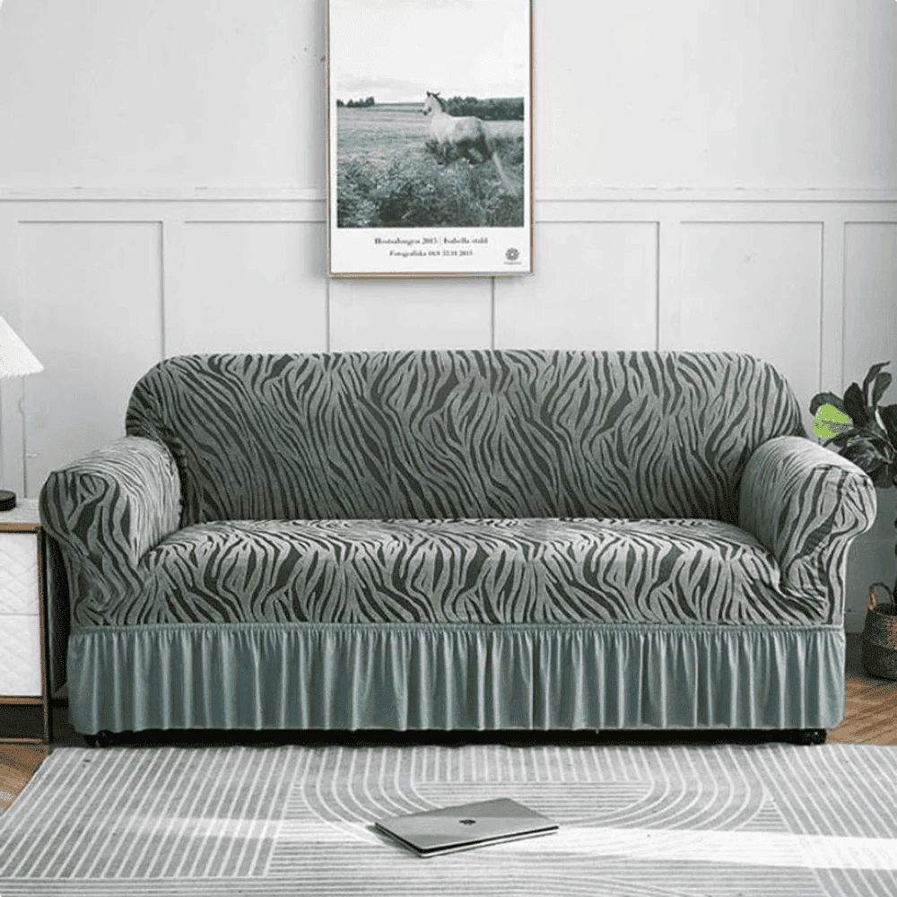 zebra-sofa-cover-coral-green