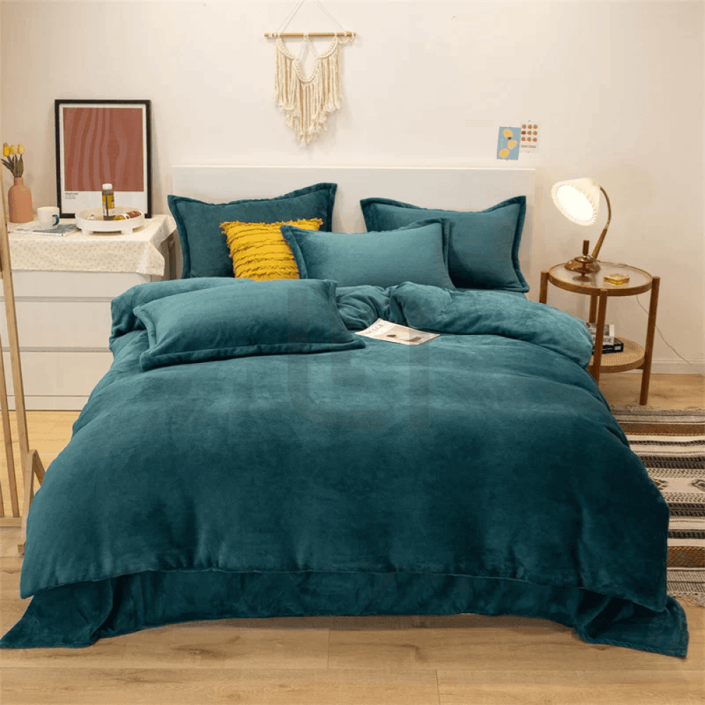 Reversible Duvet Cover - Teal