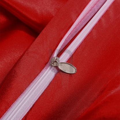Silk_Duvet_Cover_Set_-_Coral_Red_3