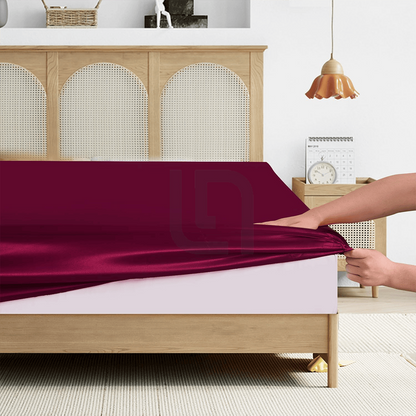 Silk_Duvet_Cover_Set_-_Maroon_2