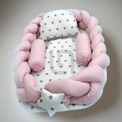 Stars Pink Baby Nest
