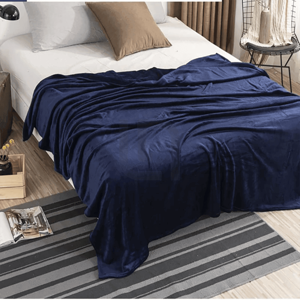 Fleece Blanket – Dark Blue 2