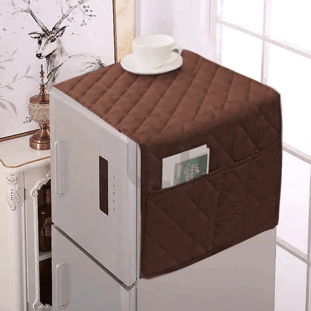 fridge cover brown