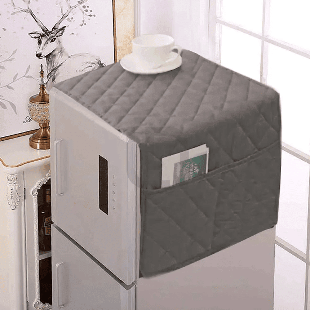 fridge cover grey