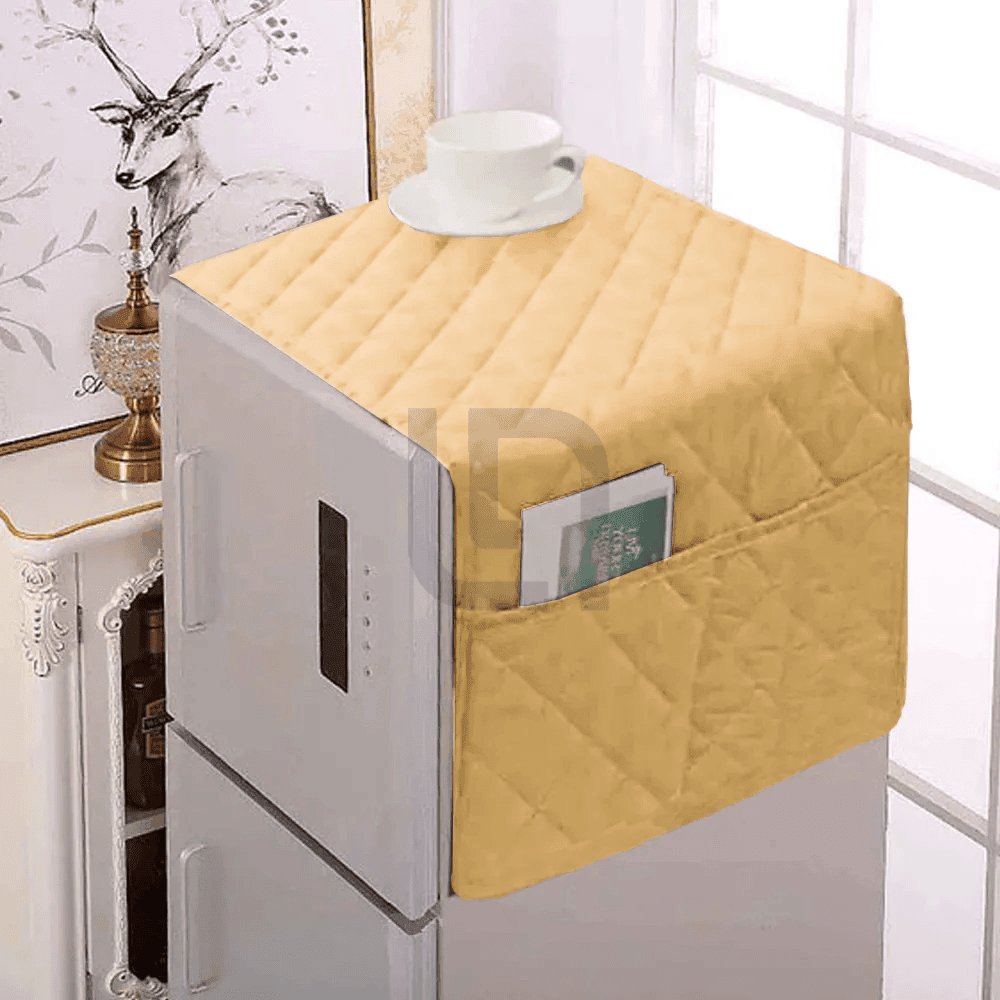 fridge cover yellow