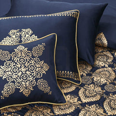 Comforter Set Cotton Sateen  – Blue