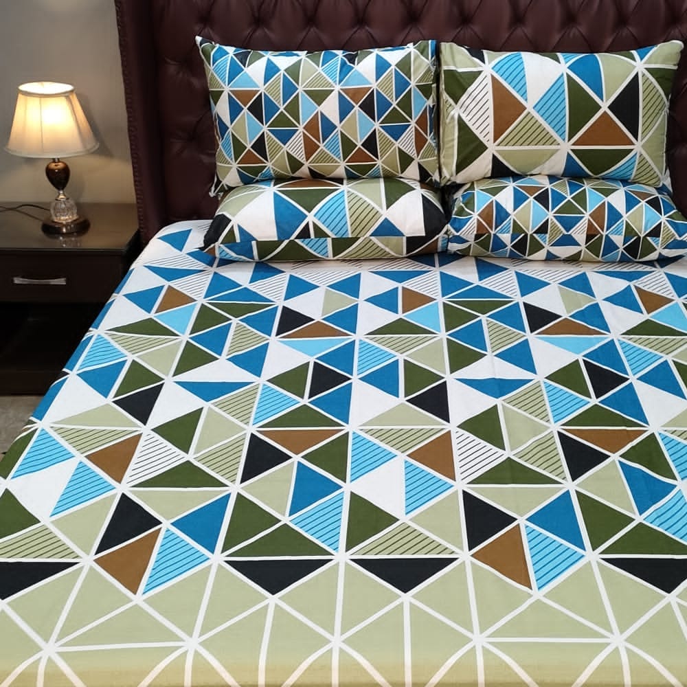 Diamond shape bed sheet