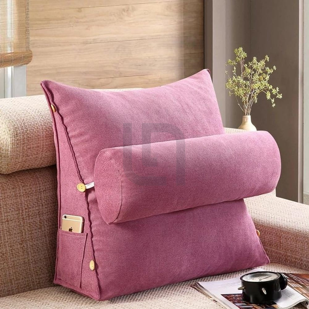 Back Support Cushion Light Purple