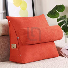 back support cushion orange