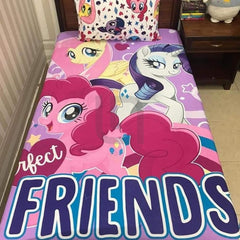 Best Friends Cartoon Bed Sheet