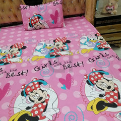 Best Girls Cartoon Bed Sheet