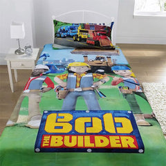 Bob The Builder Cartoon Bed Sheet