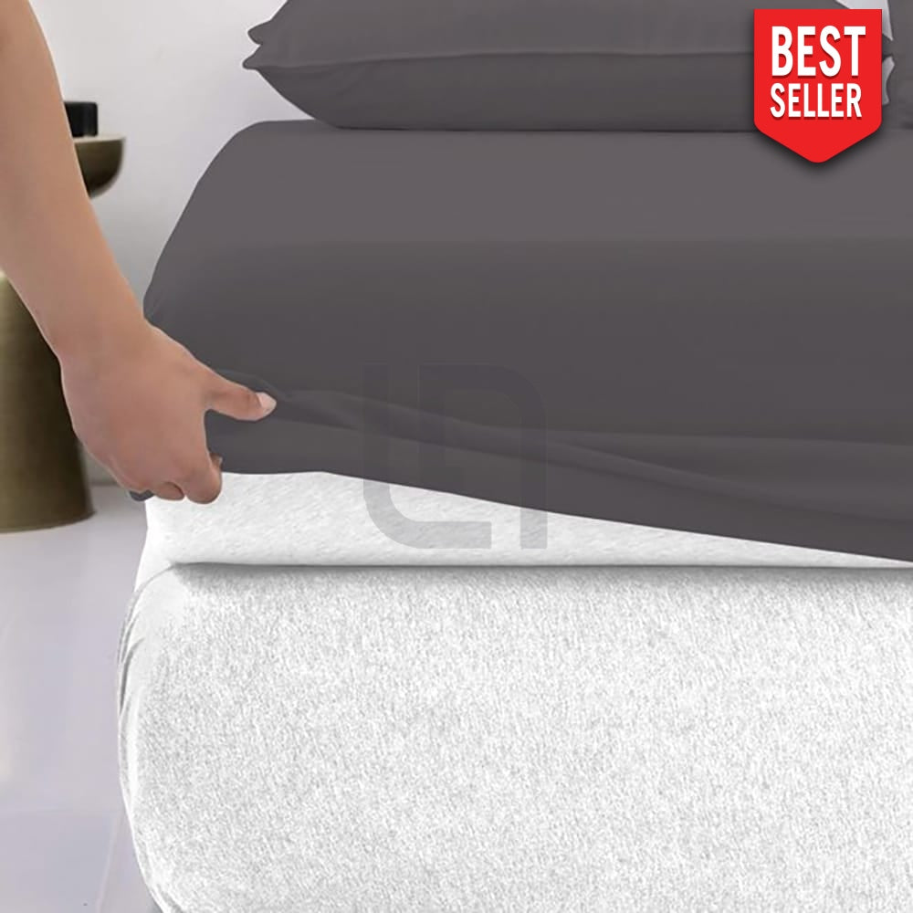 Cotton Fitted Sheet Charcoal