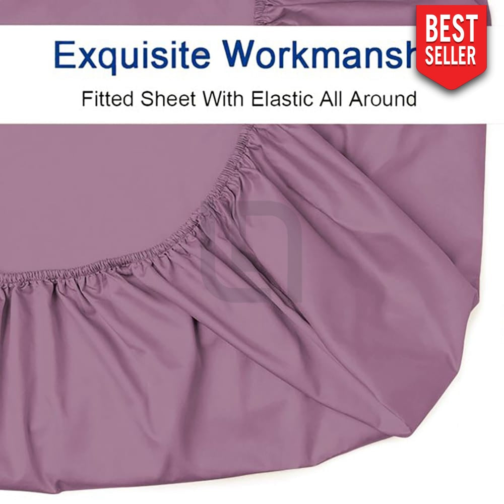 Mauve Color Fitted Sheet