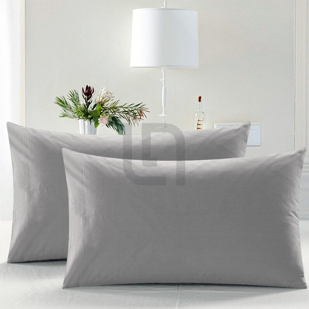 Cotton Pillow Covers - Grey
