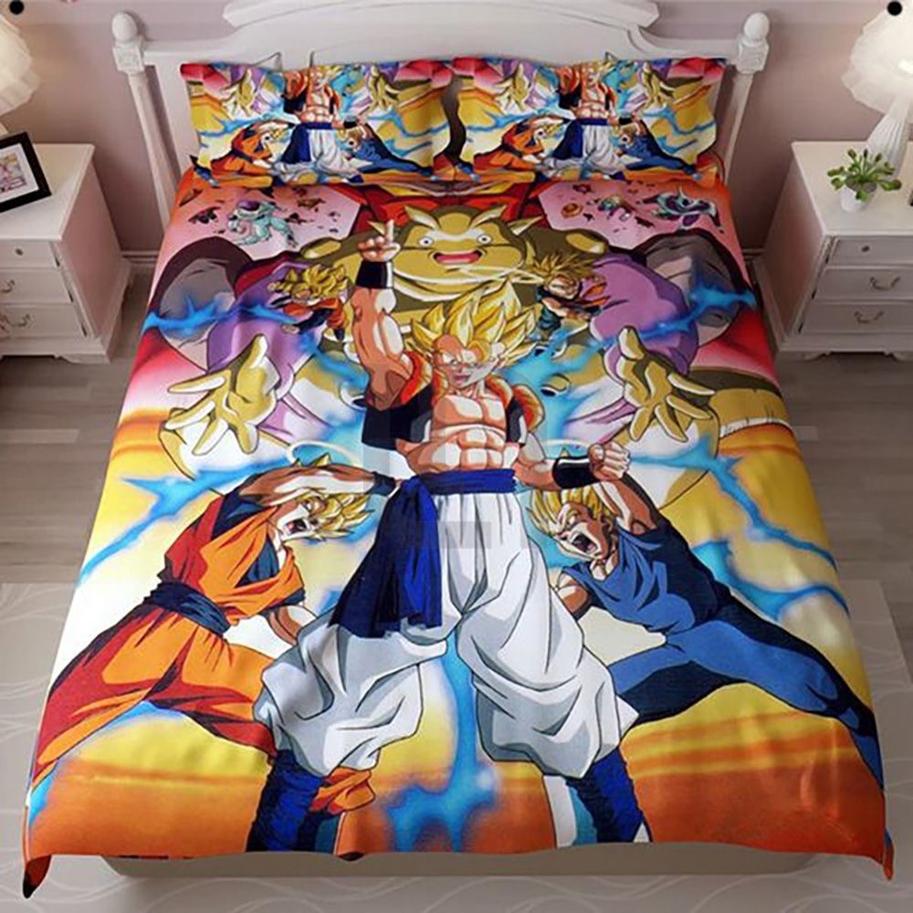 Dragon Ball Z Themed Cartoon Bed Sheet