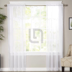 Polyester Net Curtain White