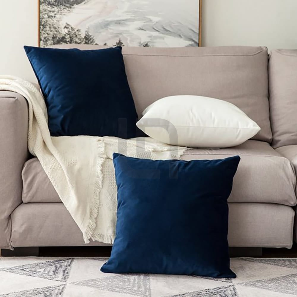 cushion cover - dark blue