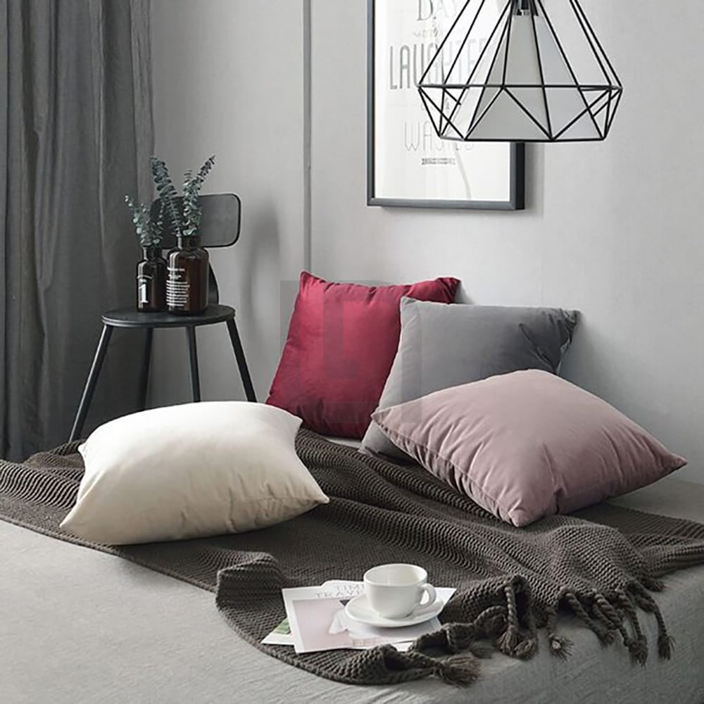 Ivory cushion cover