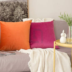 orange cushion cover