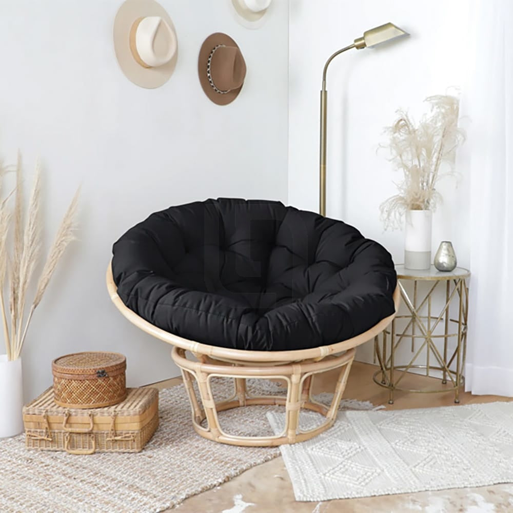 Papasan Seat Cushions – Black