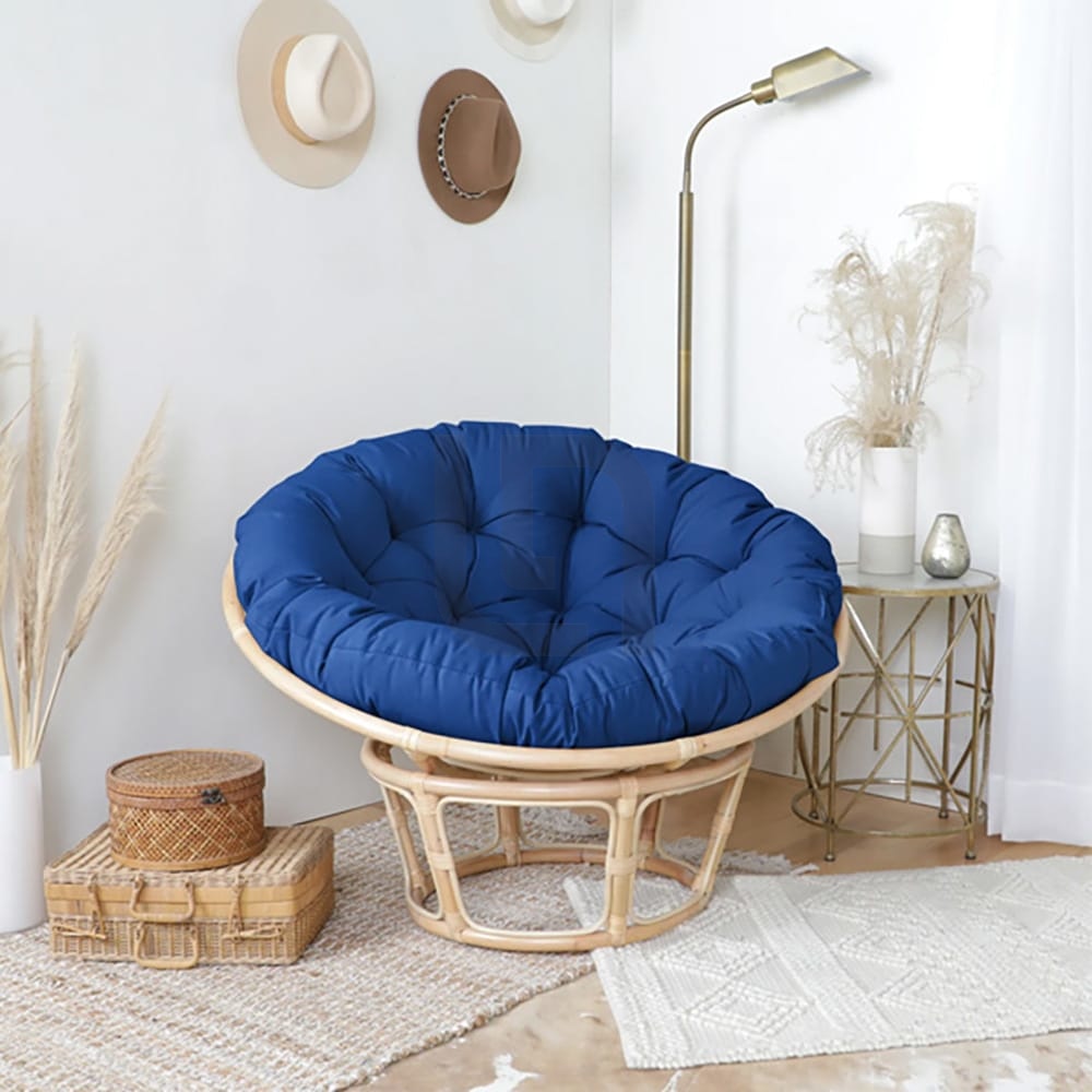 Papasan Seat Cushions – Blue