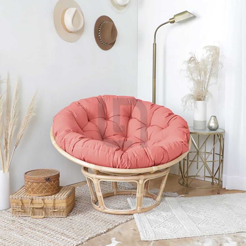 Papasan Seat Cushions – Coral