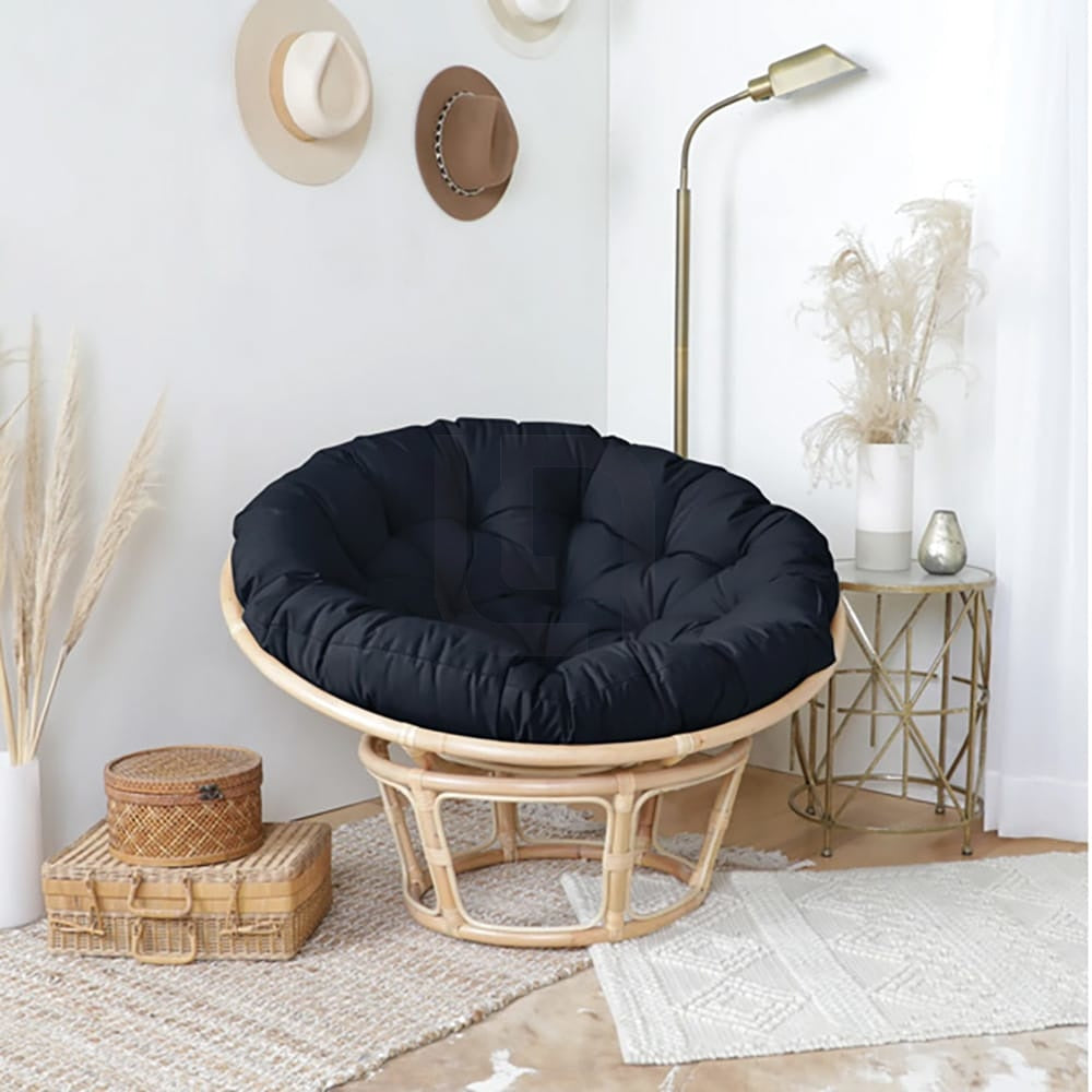 Papasan Seat Cushions – Dark Blue