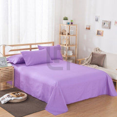 Plain Bed Sheet - Purple