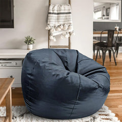 Grey Puffy Bean Bag