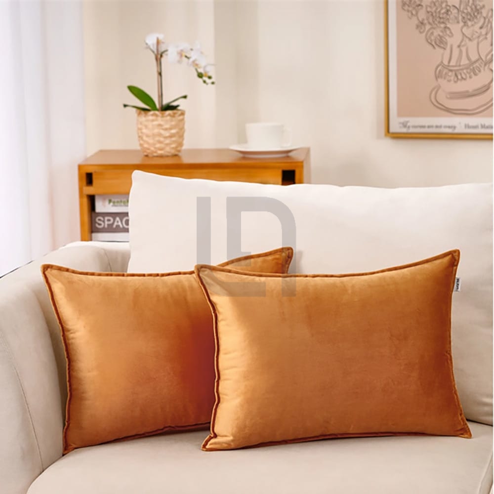 Premium Silk Pillow Cover – Copper
