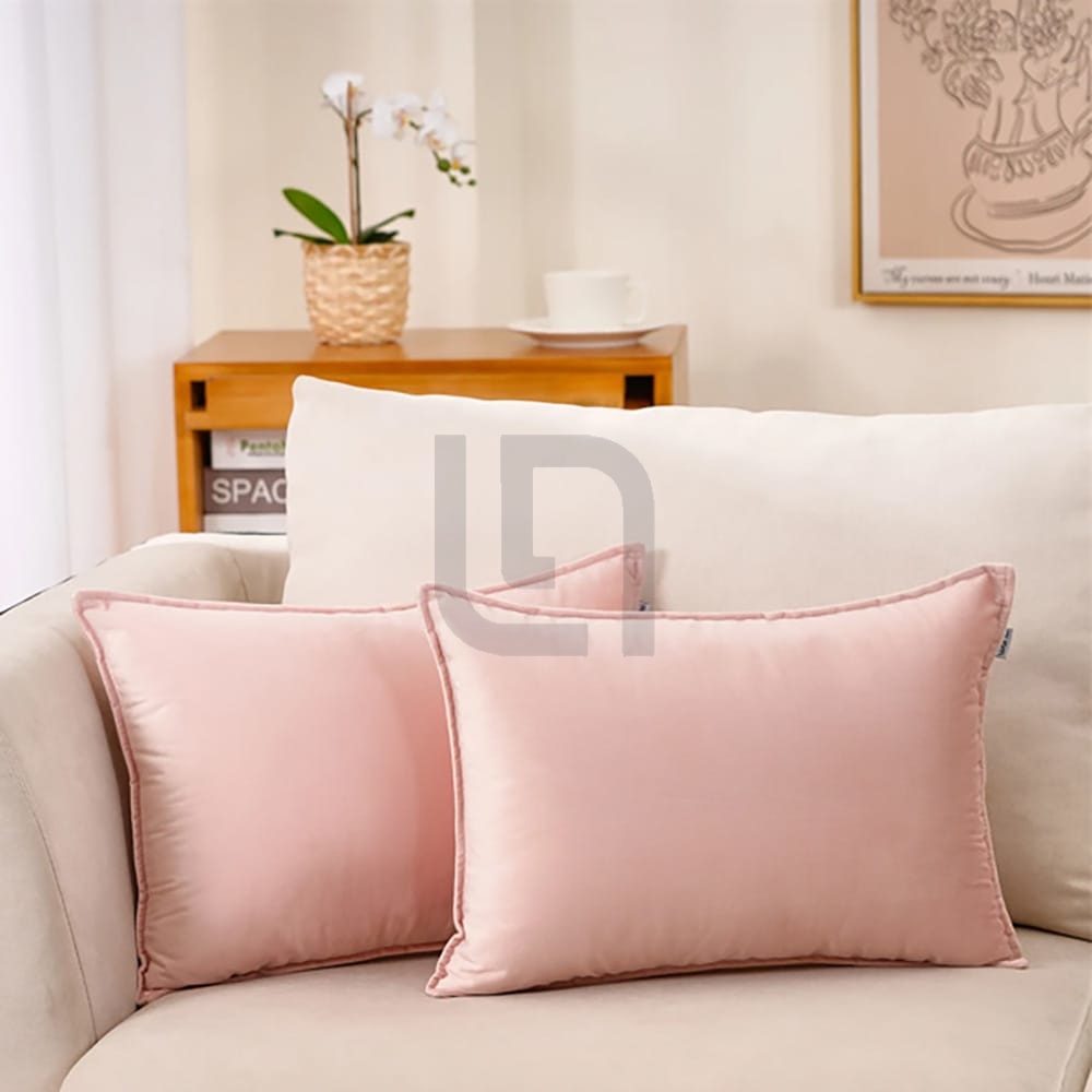 Premium Silk Pillow Cover – Pink