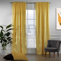 velvet curtains banana