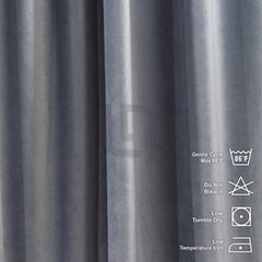 silver velvet curtian