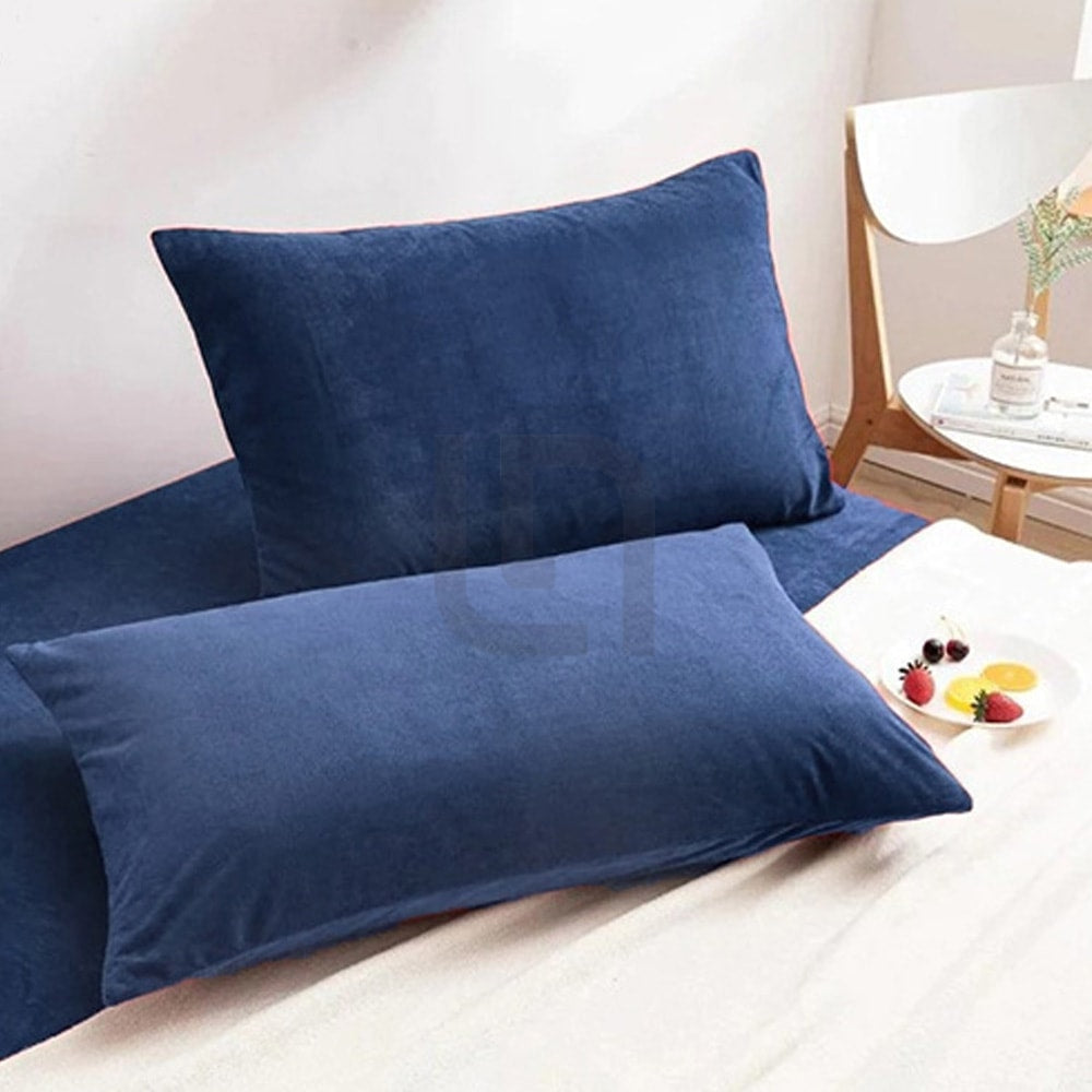 Premium Velvet Pillow Covers - Blue