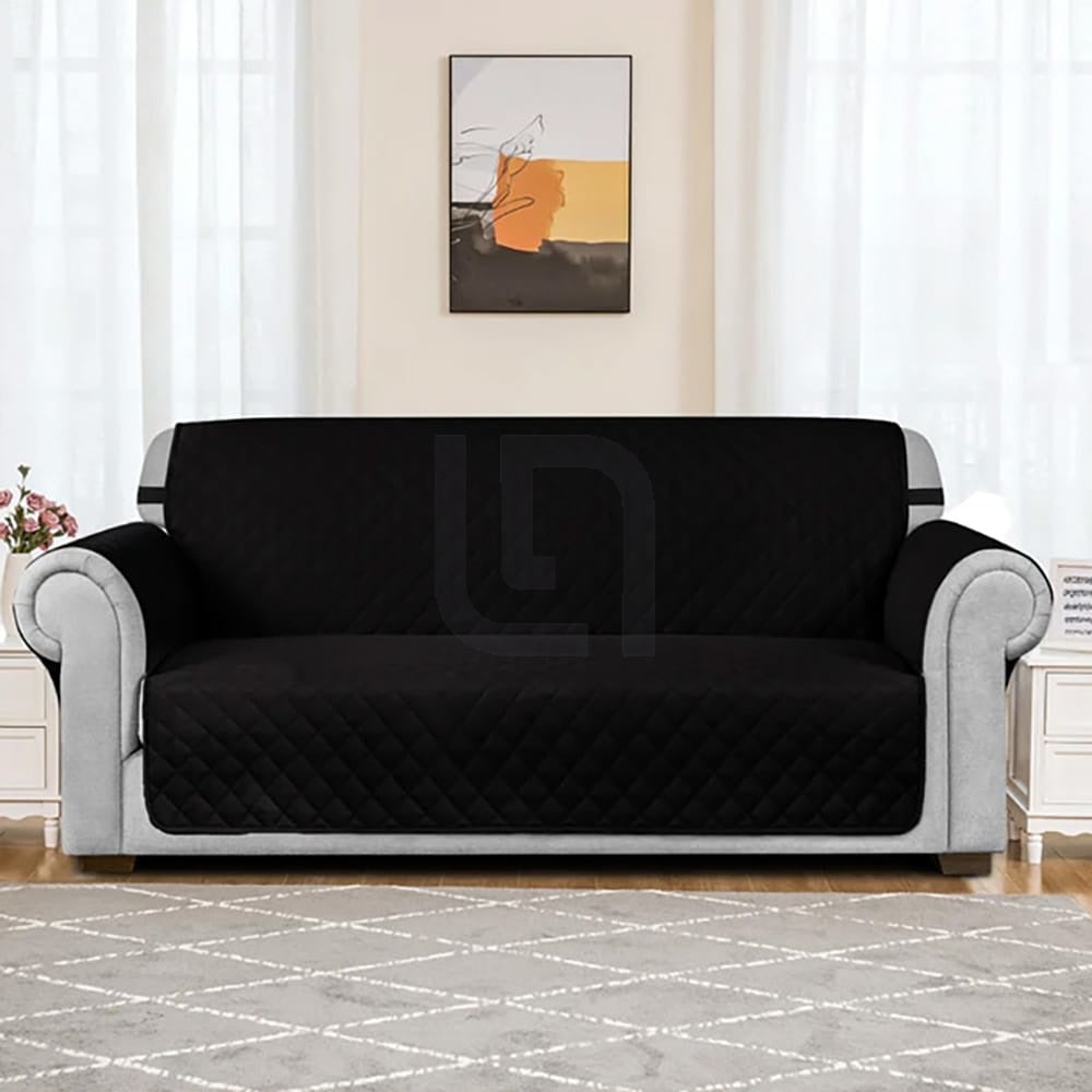 sofa cover black