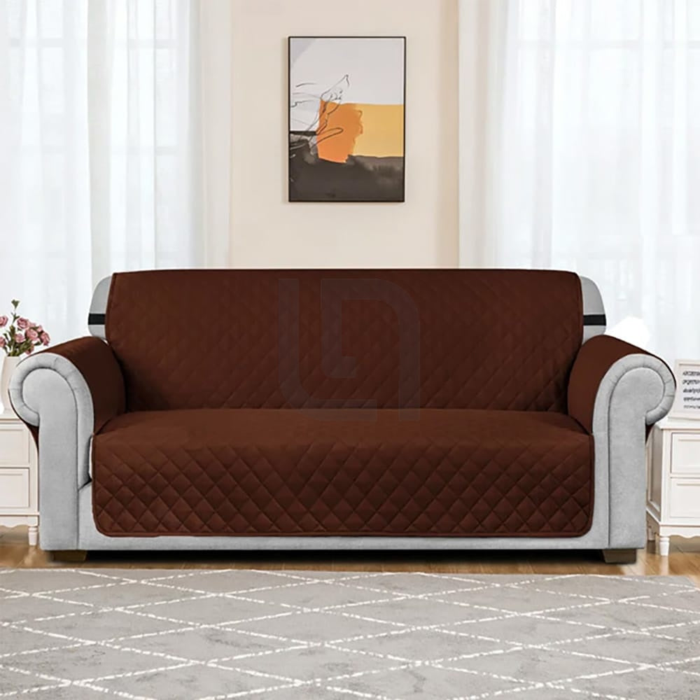 sofa cover brown