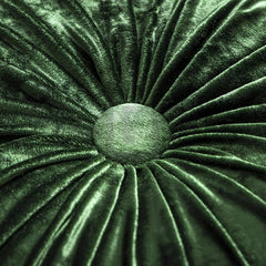 Round Pumpkin Velvet Cushion - Green 3