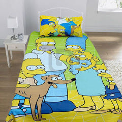 Simpson Cartoon Themed Bed Sheet