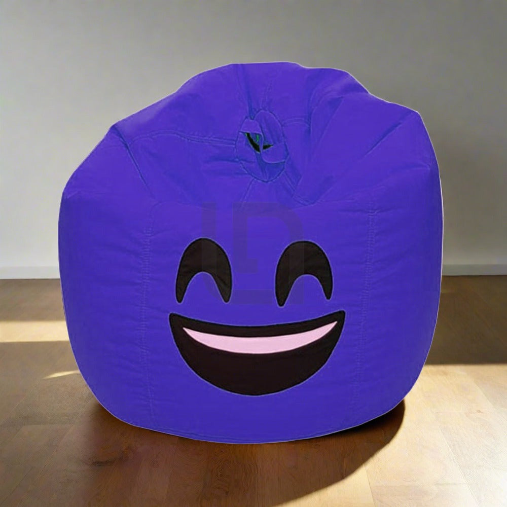 Simely Face Bean Bag - Blue