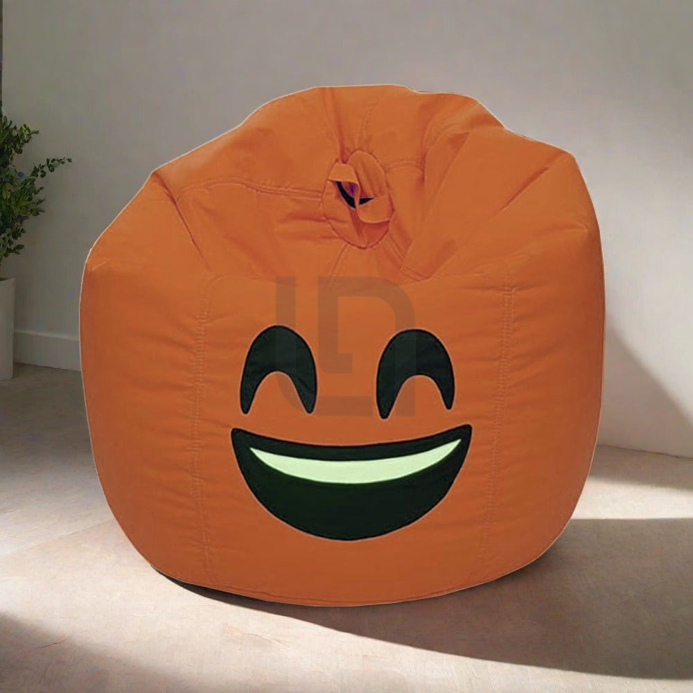 Simely Face Bean Bag - Orange