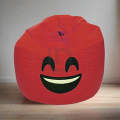 Simely Face Bean Bag - Red