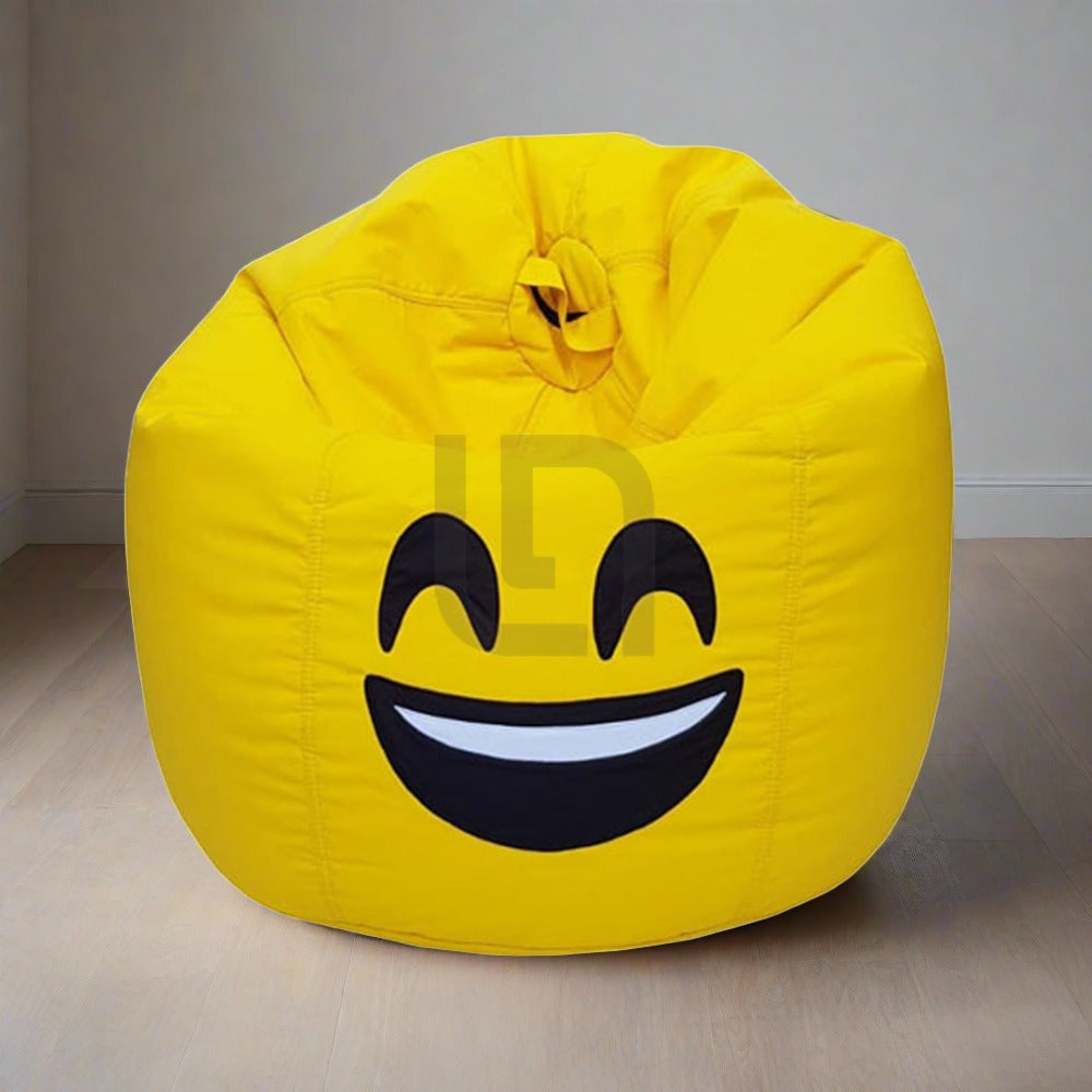 Simely Face Bean Bag - Yellow