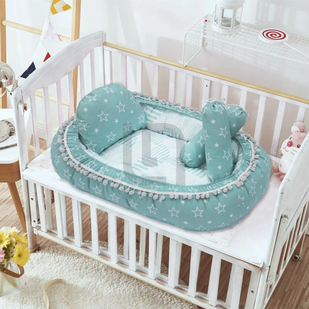 Snuggles - Blue Stars Baby Nest