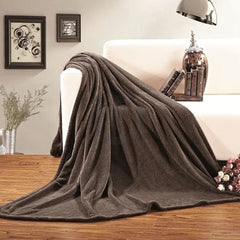 Fleece Blanket-brown